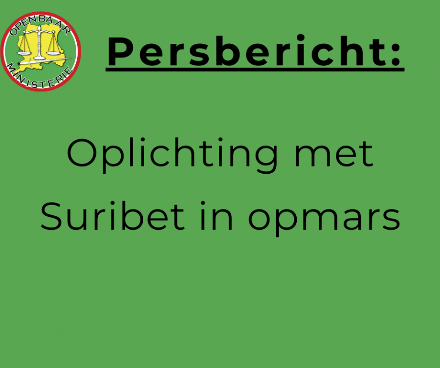 Persbericht: Oplichting met Suribet in opmars