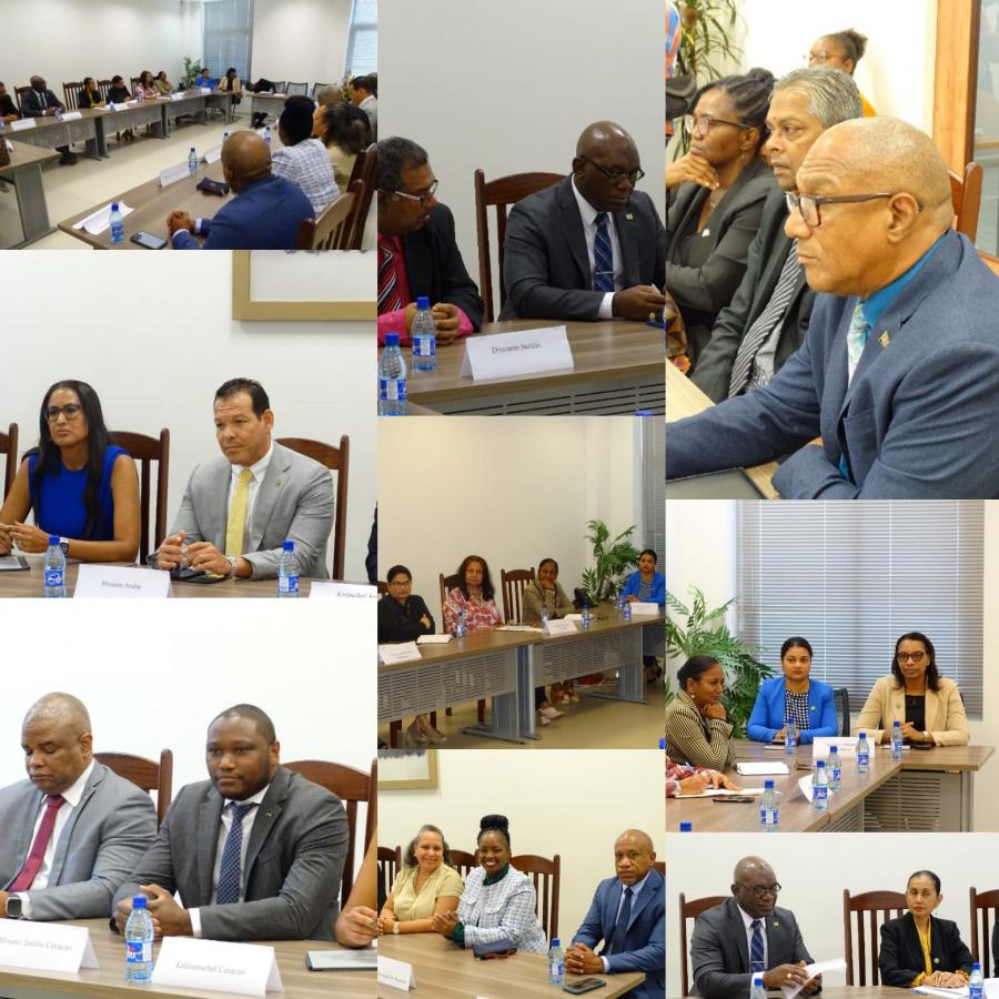 Persbericht: OM krijgt bezoek Ministers Sint-Maarten, Curaçao en Aruba