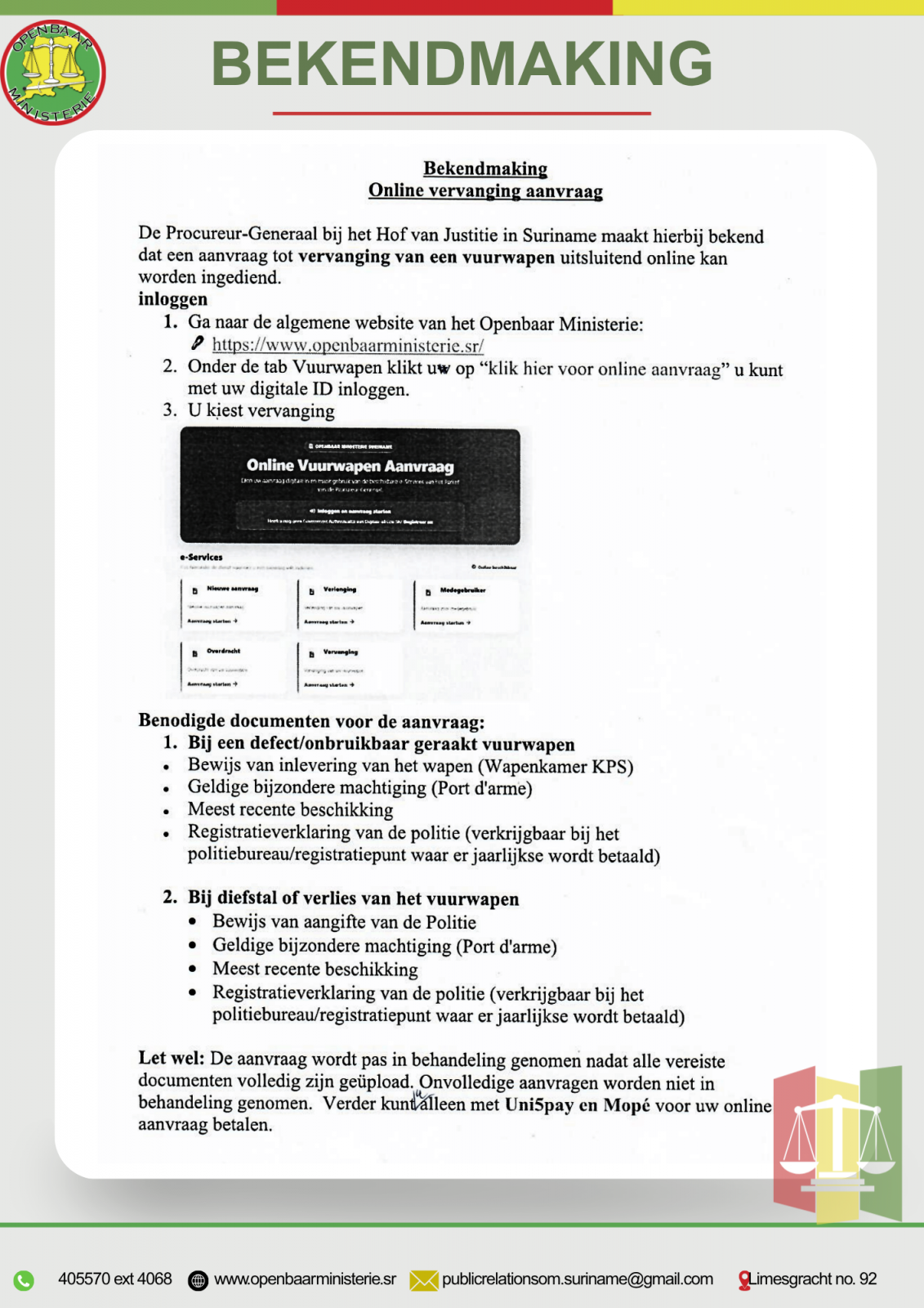 Bekendmaking_Online vanvanging aanvraag